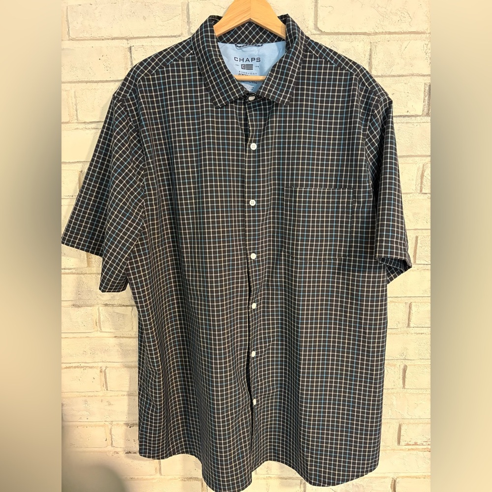 CHAPS Ralph Lauren Everyday Performance Short sleeve shirt. XXL NWOT